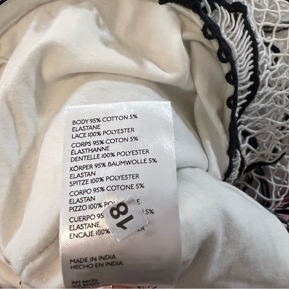 By Anthropologie Lacey Embroidered Doily Ruffled Boho Retro Tank Top S - Picture 6 of 16